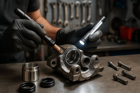 Inspecting Brake Components Cleveland