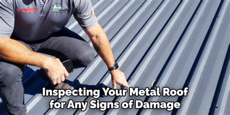 Inspecting Metal Roof Damage