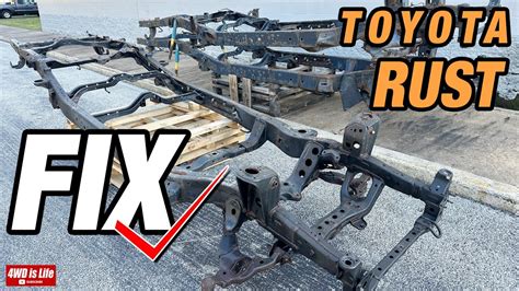 Inspecting a Toyota Tacoma Frame for Rust
