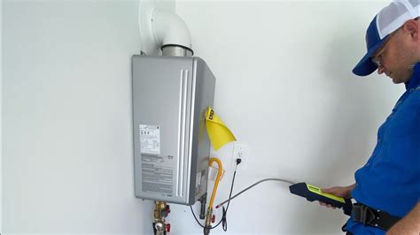 Inspecting a Water Heater