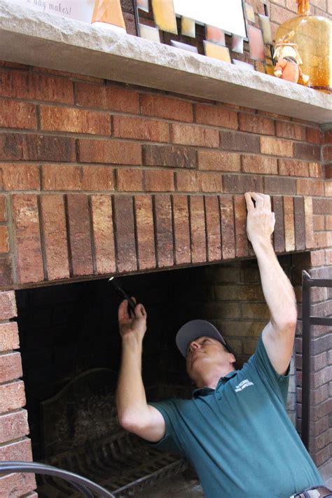 Inspecting a fireplace