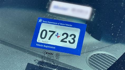 Inspection Sticker For Unregistered Car