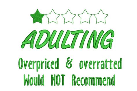 Inspiration Fun Adulting Quote Jesse C. Mault