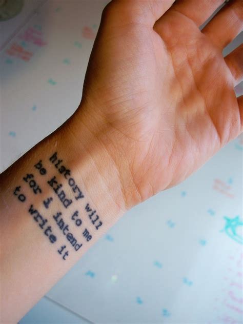 41 Pleasant Quote Tattoos On Wrist