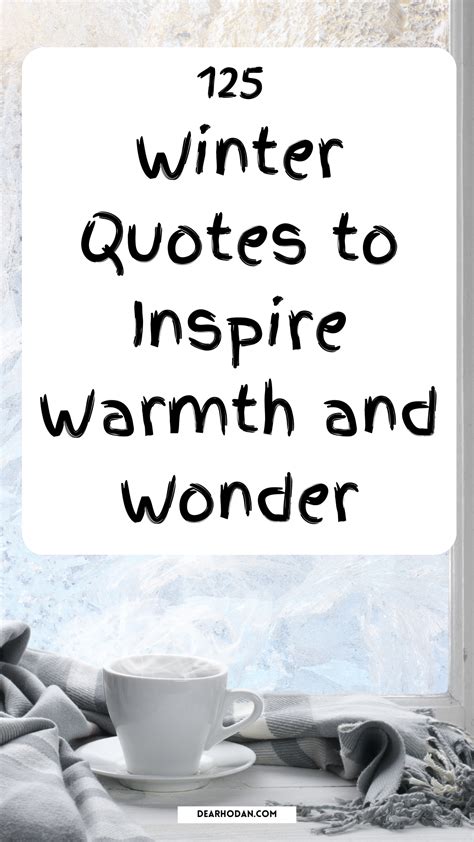 Inspirational Deep Winter Quotes