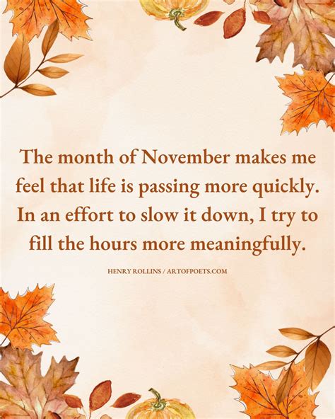 Inspirational November Fall Quotes