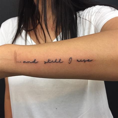 Inspirational Quotes About Life Tattoos