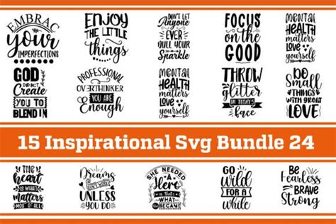 Download Inspirational Quotes Bundle Files For Crafts