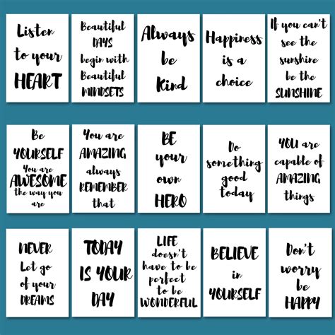 Download Inspirational Quotes Bundle Printable