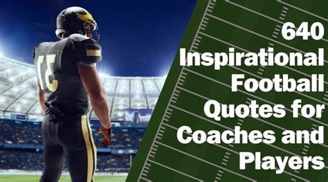 Inspirational Quotes For Football Coaches