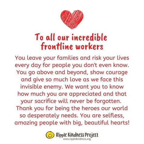 Inspirational Quotes For Frontline Workers