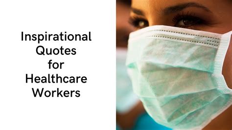 Inspirational Quotes For Health Workers