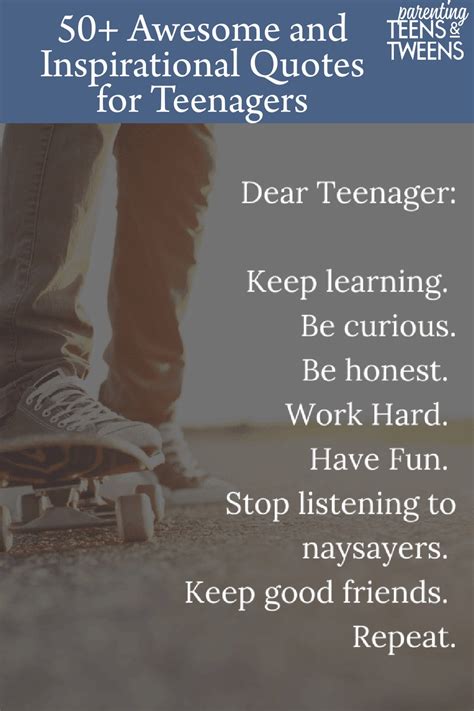 Inspirational Quotes For Tweens