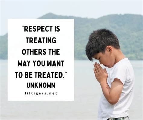 Inspirational Respect Quotes For Kids