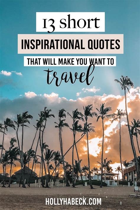 Inspirational Short Travel Quotes