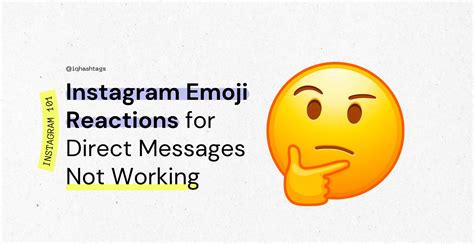 Instagram Emoji Reactions Not Working