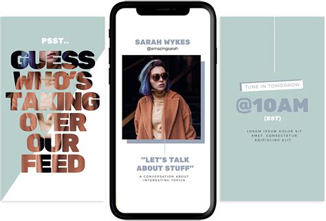 Instagram Story Takeover Template Design