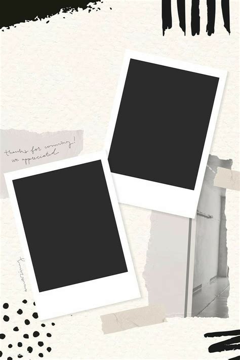 Instagram Template Polaroid Frame