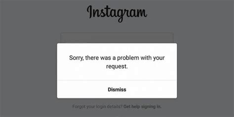 Instagram Error Page
