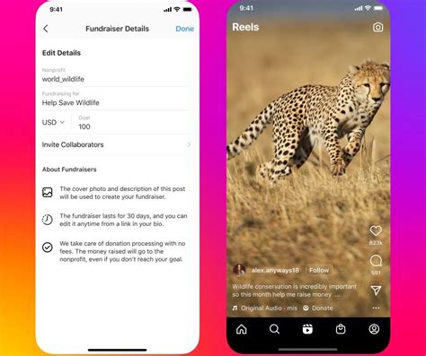 Instagram is also adding fundraisers to the platform
