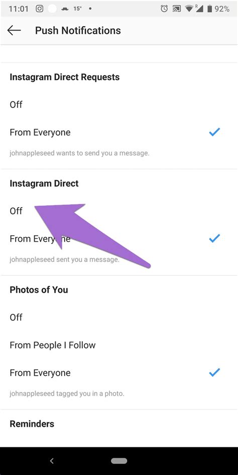 Instagram Mute