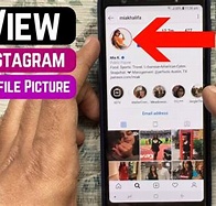 Instagram profile picture viewing
