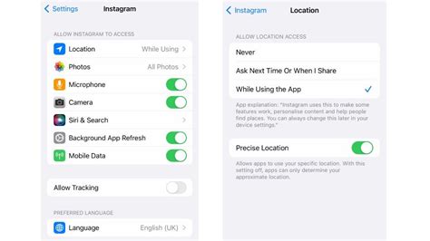 Instagram says that your precise location data is never shared