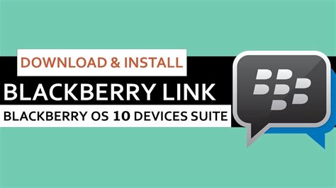 Instal BlackBerry Link