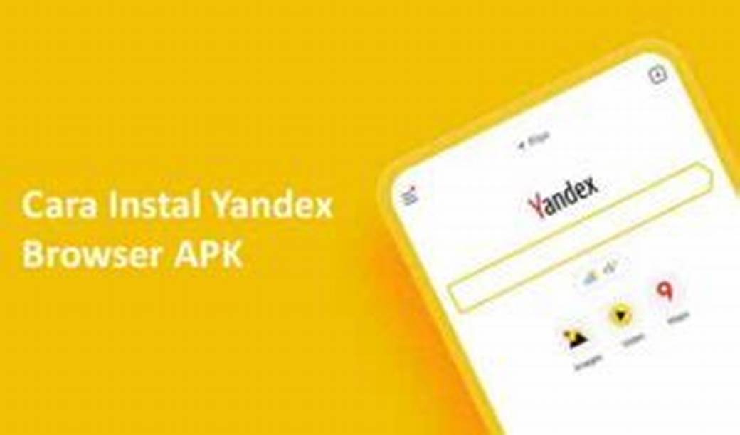 Instal Aplikasi Yandex