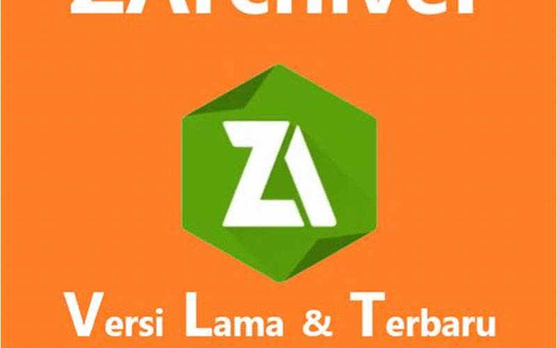 Instalasi Zarchiver Versi Lama