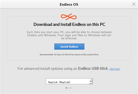 Install Endless OS on your Windows 10 PC