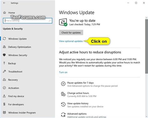 Install Optional Windows Updates
