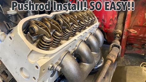 Install Pushrods and Rocker Arms