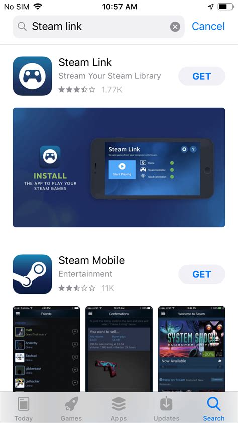 Install and Connect the Steam Link App