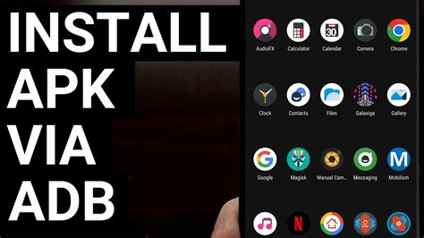 Install the App Using an APK File