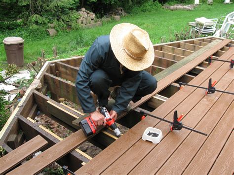 Install the Composite Decking Boards