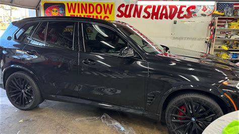 Installation of Window Tints on Your BMW X5