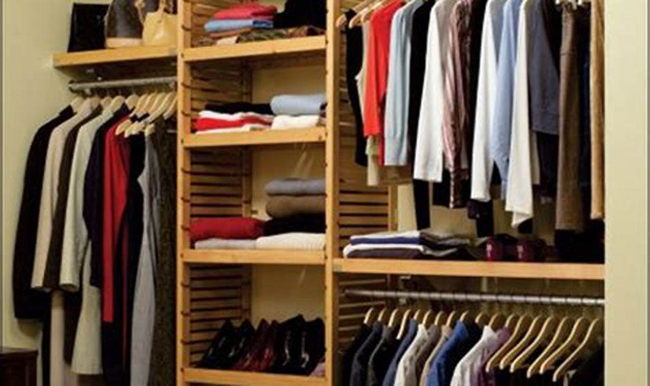 Installing a DIY closet organization system for better storage and organization