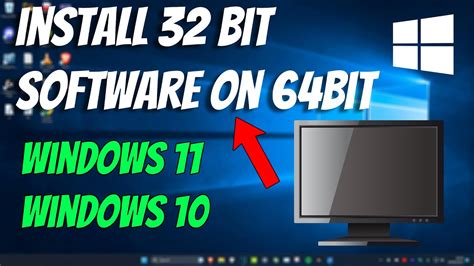 Installing 32-bit Apps On a 64-bit Computer