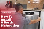 Installing Bosch Dishwasher