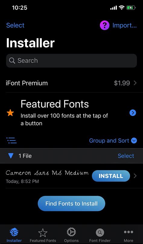 Installing New Fonts on iPhone or iPad