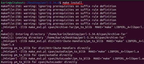 Step-by-step Perl installation process on Ubuntu