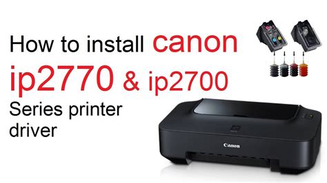 Installing Printer Canon IP2770