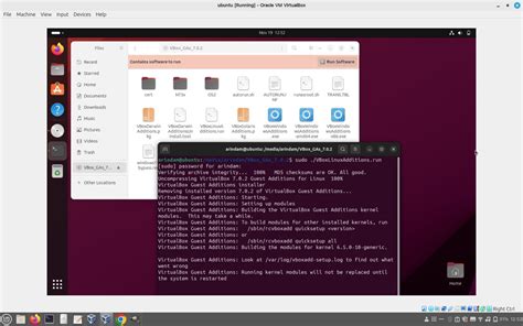 Installing Ubuntu Guest Additions