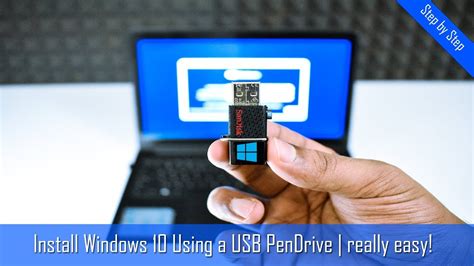 Installing Windows 10 from a USB flash drive