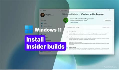 Installing Windows Insider Builds