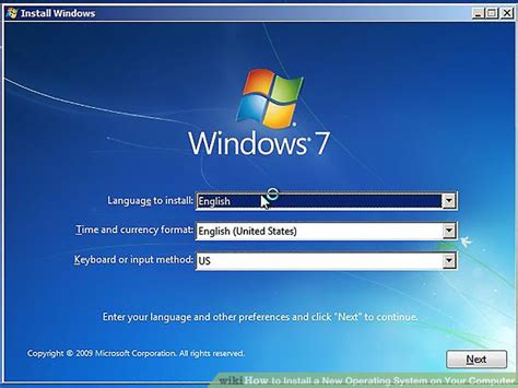 Installing Windows OS