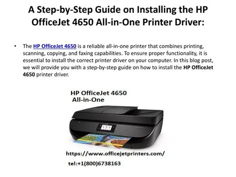 Installing the HP OfficeJet 4610 Printer Driver: A Step-by-Step Guide