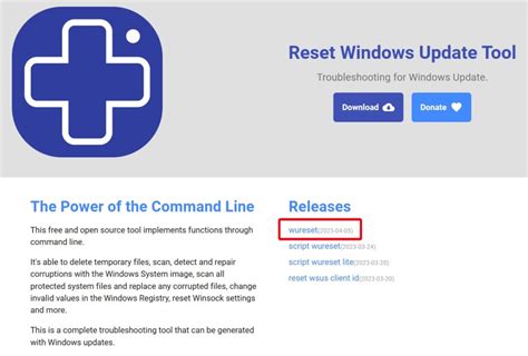 Installing the Reset Windows Update Tool