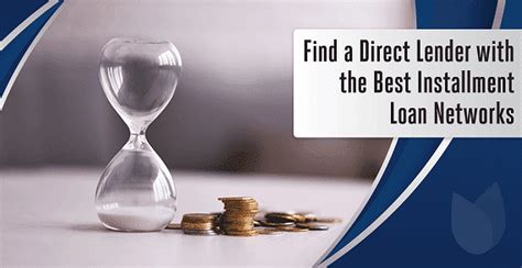 Installment Loans Direct Lender Bad Credit